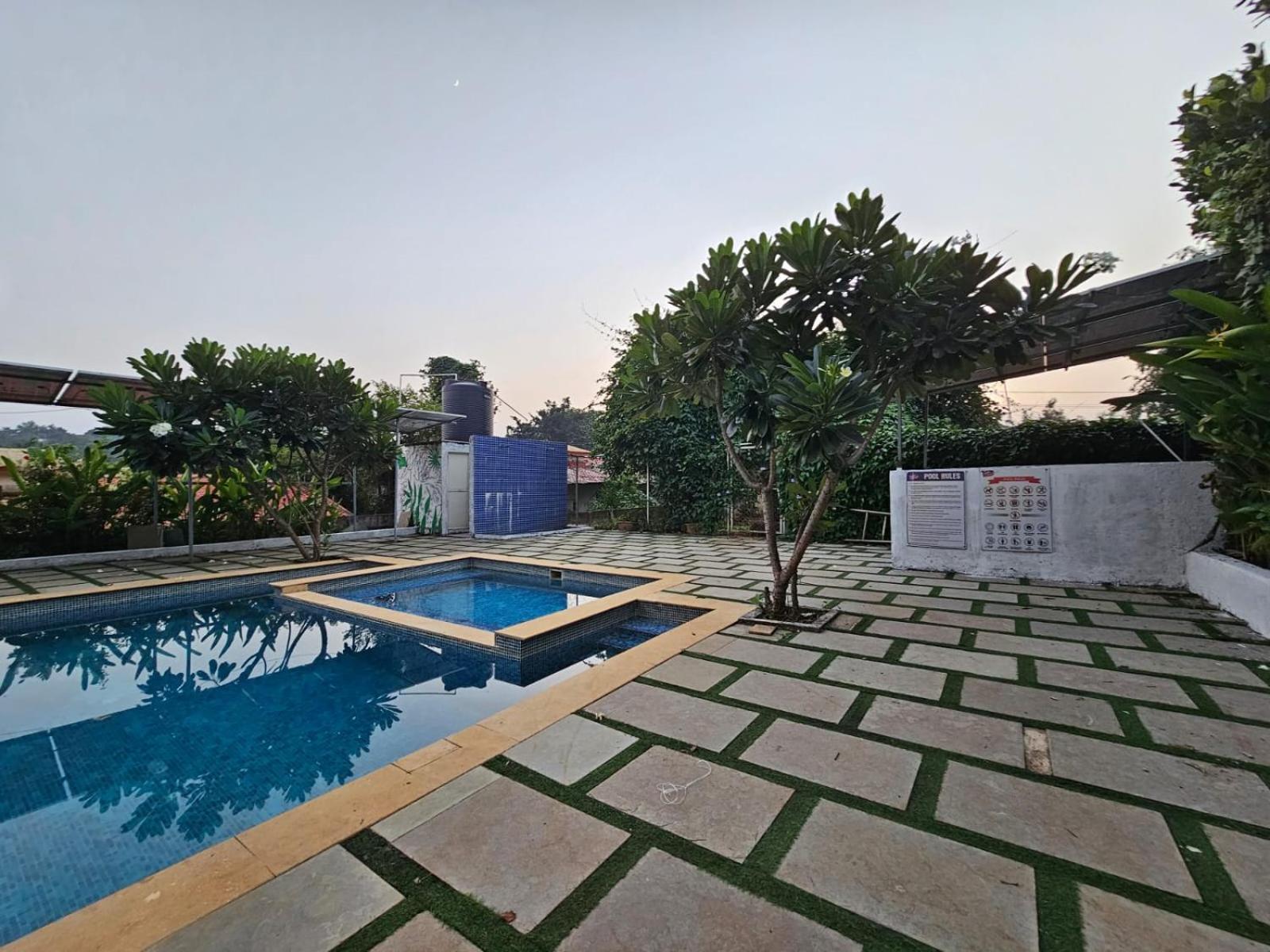 Jenjon Best Retreat Chalets At Sparsh Karjat Resort With Optional Swimming Pool エクステリア 写真